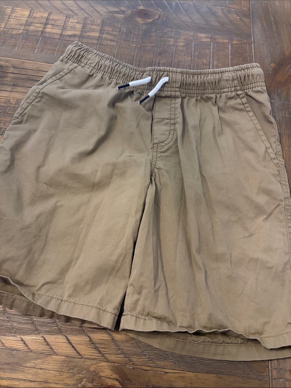 Cat & Jack boys Drawstring Shorts - Rust and Tan - Picture 4 of 5